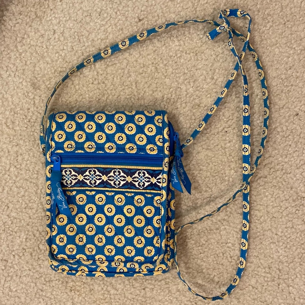 Vera Bradley Riviera Blue Mini Hipster